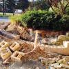 Adding a retaining wall to the front of the nursery